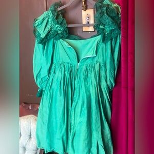 Hand Dyed Puff Selkie Dress